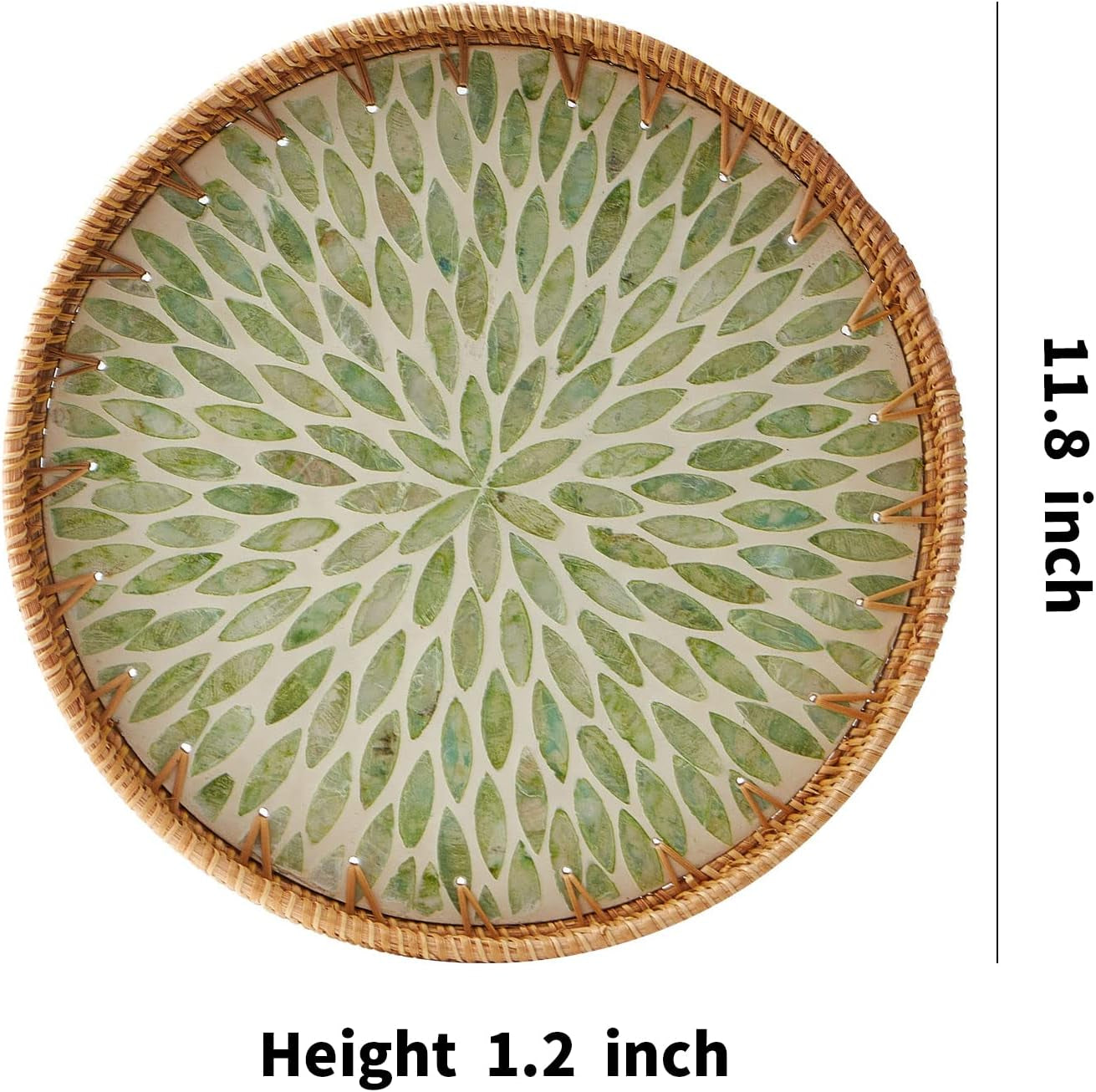round-rattan-tray-with-mother-of-pearl-inlay-rattan-serving-tray-with-wooden-base-decorative-wicker-basket-for-table-decor-storage-and-display-of-coffee-bread-food-fruit-leaf
