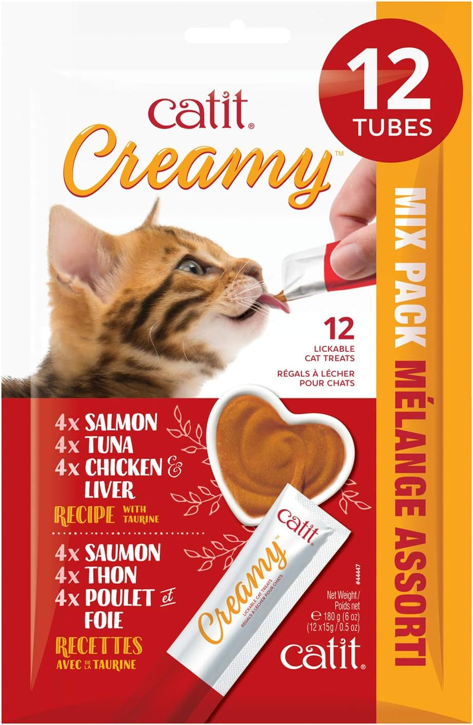 catit-creamy-lickable-cat-treat-hydrating-and-healthy-treat-for-cats-of-all-ages-assortment-72-pack