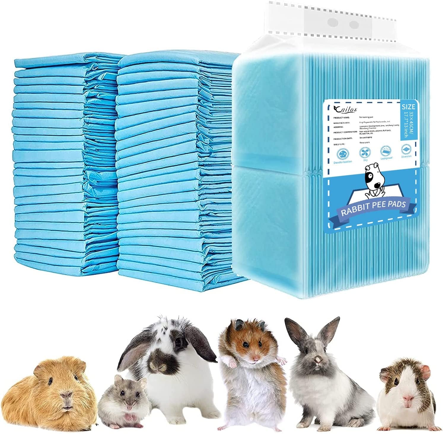 rabbit-pee-pads-bunny-toilet-potty-training-pad-super-absorbent-cage-liner-squirrel-guinea-pig-hedgehog-hamster-chinchilla-puppy-incontinence-underpads-ultra-absorbent-quick-dry-13x18-20-pcs