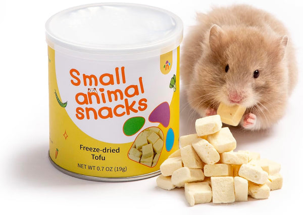 Niteangel Hamster Snack & Treats Toy - Freeze-Dried Tofu No Additive | Delivers Essential Vitamins & Minerals- Small Animal Natural Treat for Dwarf Syrian Hamsters Gerbils Mice Degus or Small Pets15