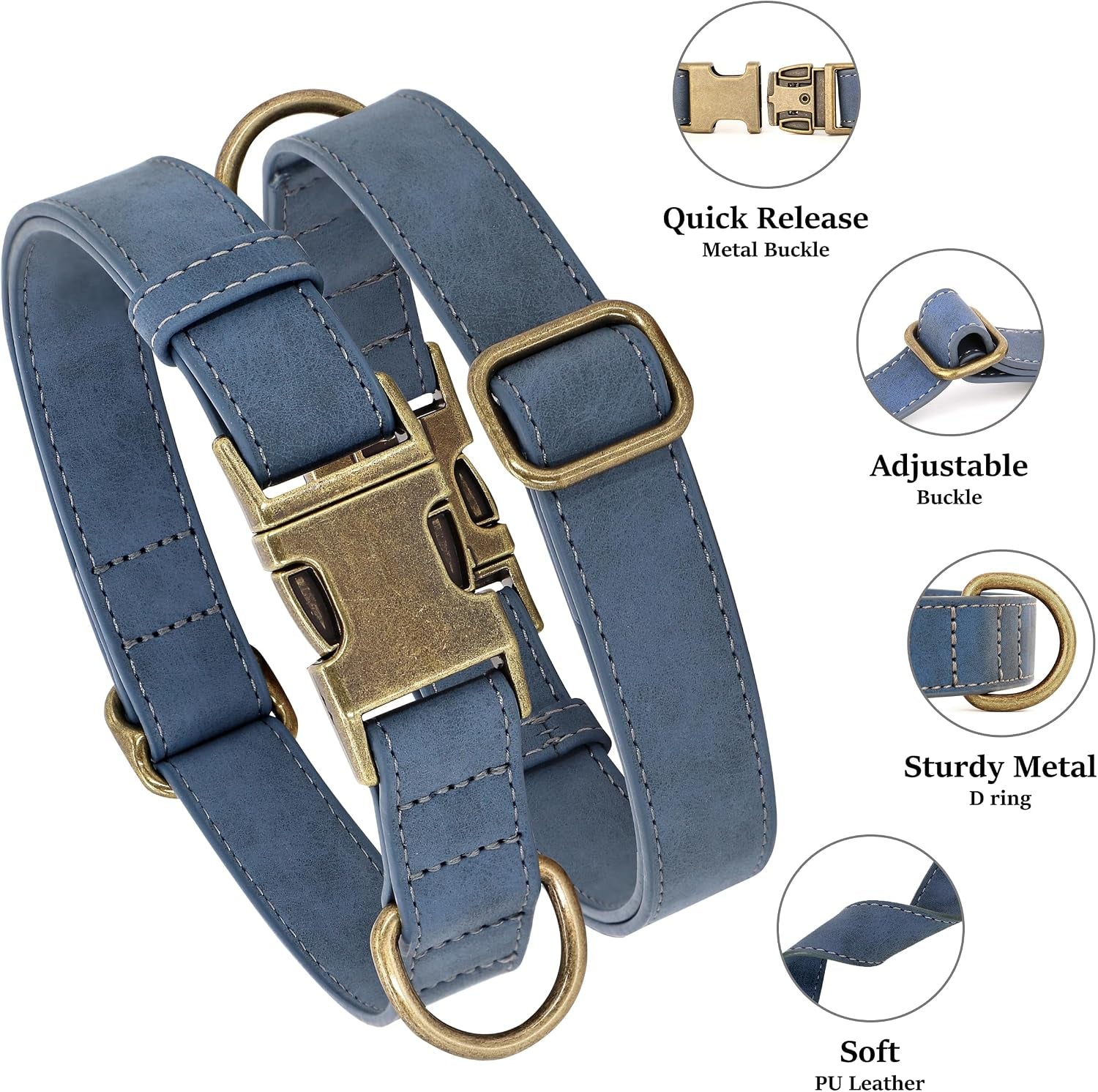 didog-soft-pu-leather-dog-collar-for-small-dogs-quick-release-blue-s-comfort-for-daily-walking-backyard-stylish-for-photography-metal-buckle-d-ring-easy-wipe-clean-adjustable-neck-10-15