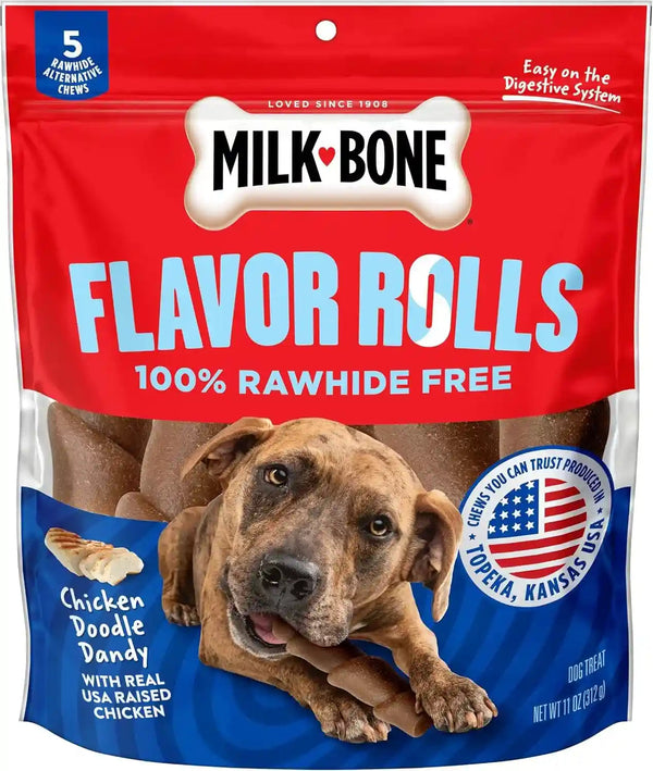 Milk-Bone Marosnacks Small Dog Treats with Real Bone Marrow, 40 Oz. Canister | Dog Treats with 12% Protein12