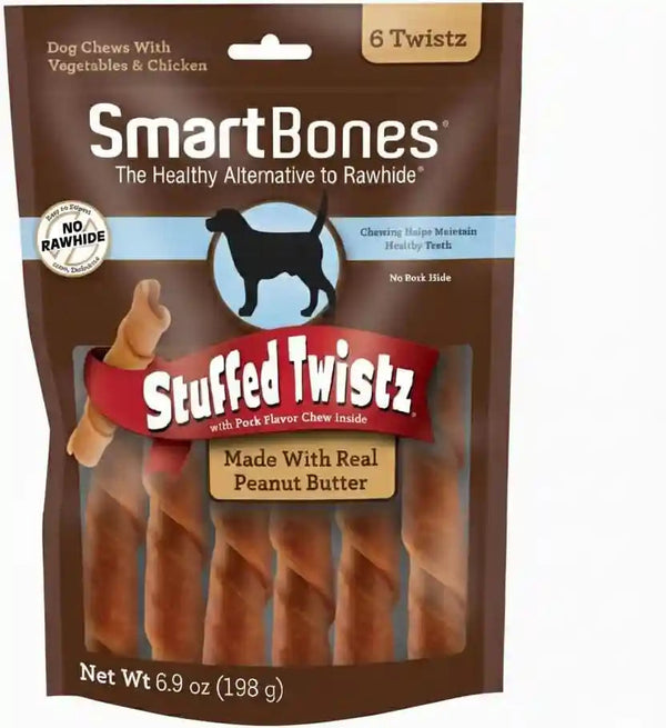 Smartbones Smart Twist Sticks, Rawhide Free Dog Chew Sticks, Made with Real Chicken, 50 Sticks , 9.7 Ounce (Pack of 1)16