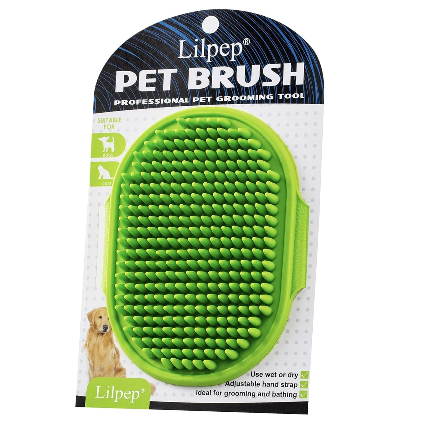 dog-grooming-brush-lilpep-pet-shampoo-bath-brush-soothing-massage-rubber-comb-with-adjustable-ring-handle-for-long-short-haired-dogs-and-cats-blue-green-pack-of-2