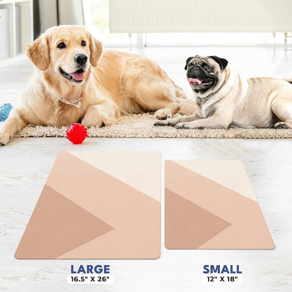 Large Dog Mat for Food and Water, Cat Feeding Mat | Large Waterproof Dog Bowl Mat | Non-Slip Pet Food Mat for Floors | Pet Mats for Food and Water | Easy to Clean5