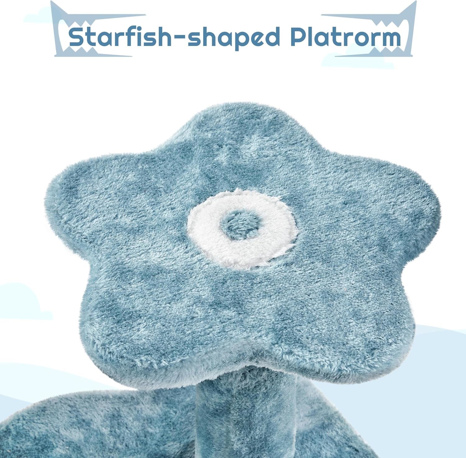 yaheetech-72-5in-shark-cat-tree-shark-mouth-bed-2-condos-blue-white-ocean-themed-design-multi-level-layout-2-wide-perches-interactive-toys-sturdy-anti-wobble-spacious-for-multi-indoor-cats