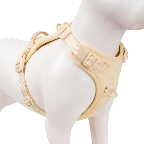 No Pull Dog Harness, Puppy Vest with Front Clip for Small Medium Large Sized Dog(Light Pink,L)15