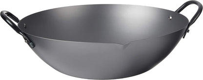 89914-7 Steel Canton Wok, 13", Black1