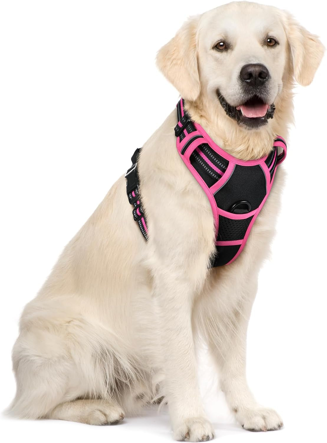 rabbitgoo-dog-harness-no-pull-for-large-dogs-with-2-leash-clips-pet-vest-no-choke-with-handle-adjustable-soft-padded-reflective-easy-control-for-walking-black-large