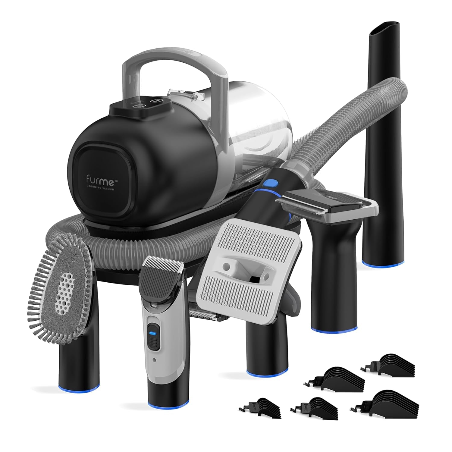 furme-professional-plus-pet-grooming-vacuum-kit-cat-dog-grooming-kit-for-easy-pet-care-at-home-quiet-safe-dog-hair-remover-machine-with-brush-clipper-shedding-cleaner-tools-2l-canister