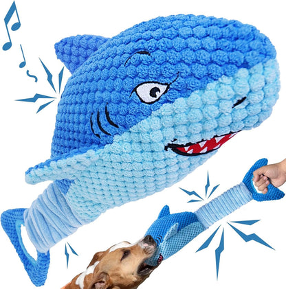 Vitscan Upgraded Goose Indestructible Dog Toys for Aggressive Chewers Small Medium Large Breed, Crinkle Squeaky Plush Dog Puppy Chew Toys for Teething, Duck Puppy Toys14