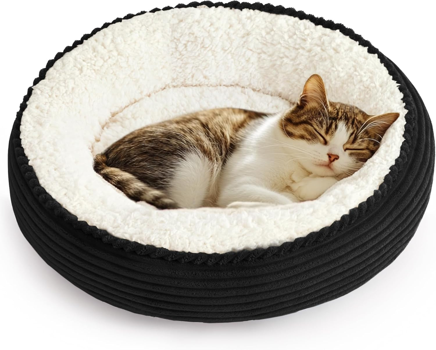 loves-cabin-round-donut-cat-and-dog-cushion-bed-20in-bed-for-cats-or-small-dogs-anti-slip-water-resistant-bottom-super-soft-durable-fabric-pet-beds-washable-luxury-cat-dog-bed-gray