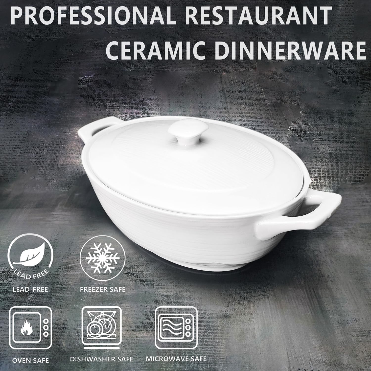 9-x-6-5-oval-casserole-dish-with-lids-1-9-quart-french-white-ceramic-serving-soup-tureens-baking-dish-with-handle-12-1-in-for-casseroles-lasagna-cookware-set-microwave-oven-safe