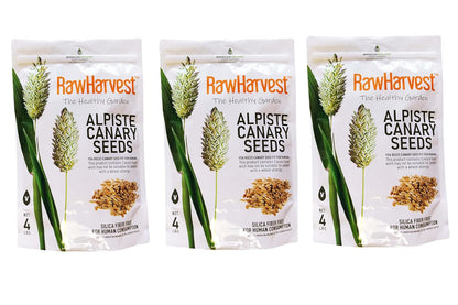 Raw Garden Canary Seed Alpiste, Silica Free for Human Consumption (4 Lbs) | 100% Silica-Free | Plant-Based Protein | Vegan Milk Alternative | Dietary Fiber7