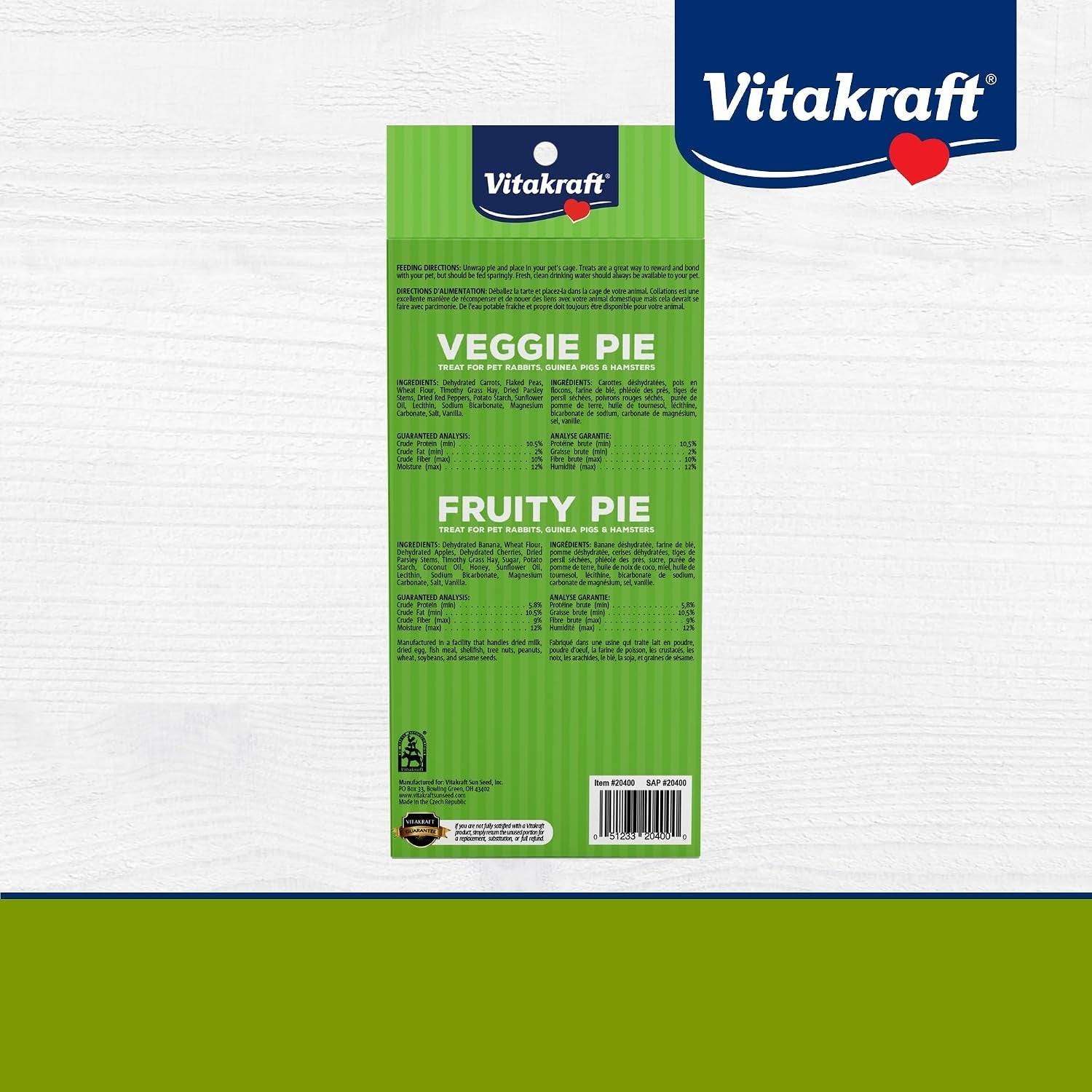 vitakraft-veggie-fruity-pie-treat-for-pet-rabbits-guinea-pigs-and-hamsters-2-pies-brown-24-x-50-1-27-ounce-pack-of-1