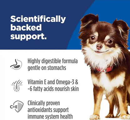 Hill'S Science Diet Sensitive Stomach & Skin Small & Mini Dry Dog Food | #1 Veterinarian Recommended, Adult Formula, Chicken Recipe, 4 Lb. Bag (Updated Formula)4