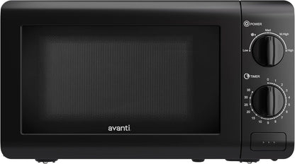 Microwave Oven 700-Watts Compact Mechanical with 5 Power Settings, Defrost, Full Range Temperature Control and Removable Glass Turntable, 0.7-Cu.Ft., Black5