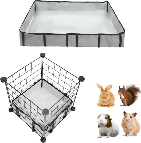 DZWLKJ Guinea Pig Cage Liner Tarp Bottom Waterproof and Washable.Available in 22 Sizes. Base Also for Rabbits, Bunny, Chinchesillas, Hedgehog, Ferrets and Other Small Animals(24X48 Inches)25