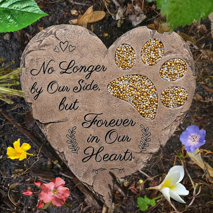 OBSI Dog Memorial Gifts for Loss of Dog Sympathy Gift - Rainbow Bridge Dog Memorial Stone for Remembrance Dog Passing Away Sympathy Gifts - Thoughtful Pet Loss Gifts - Gray8