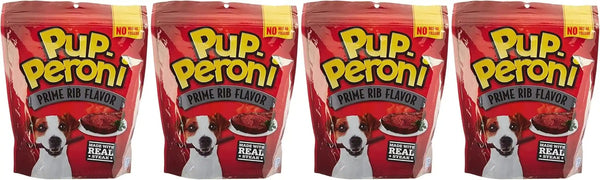 Pup-Peroni Dog Training Treats Made with Real Beef, 8 Bags (5.6 Oz. Each) | Slow Cooked 2.5+ Hours for a Tender Texture & Rich, Meaty Taste. 24% Protein. No Fillers. No Red 40.14