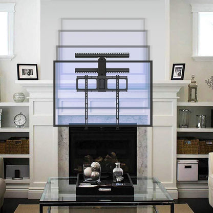 - MM340 above Fireplace Pull down TV Mount- Televisions 44" to 80" up to 90 Lbs - Safe Auto-Adjusting TV Mounts - Patented Motion Stops, Handles, Balancing Technology - Superior Steel2