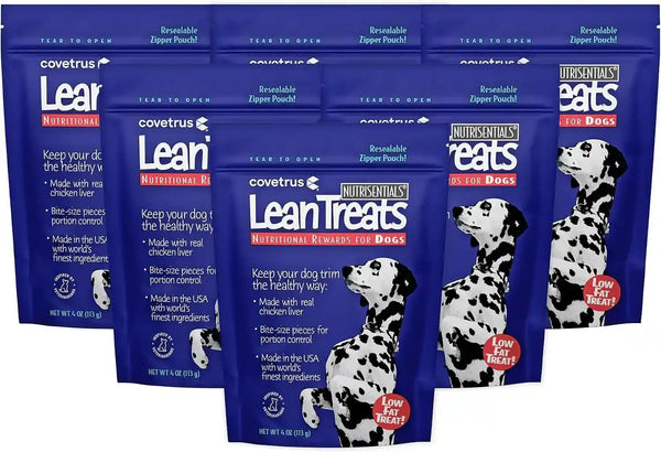 Covetrus Nutrisential Lean Treats for Dogs - Small, Medium & Large Dogs (K9) - Nutritional Low Fat, Bite-Size - Soft Chicken Flavor - Chicken Flavor - 3 Pack - 4Oz10
