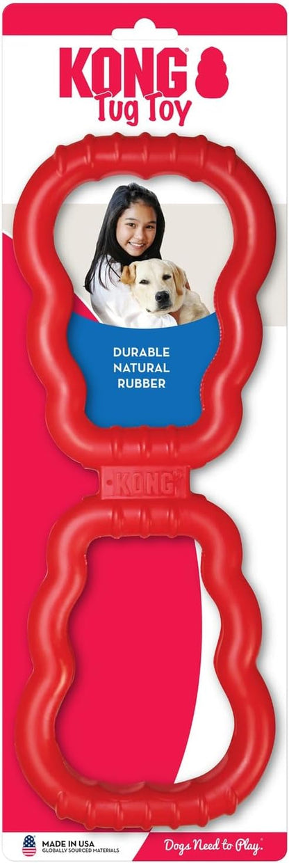 KONG Tug Toy - Dog Supplies for Tug of War - Natural Rubber Dog Toy for Outdoor & Indoor Playtime - for Medium/Large Dogs9