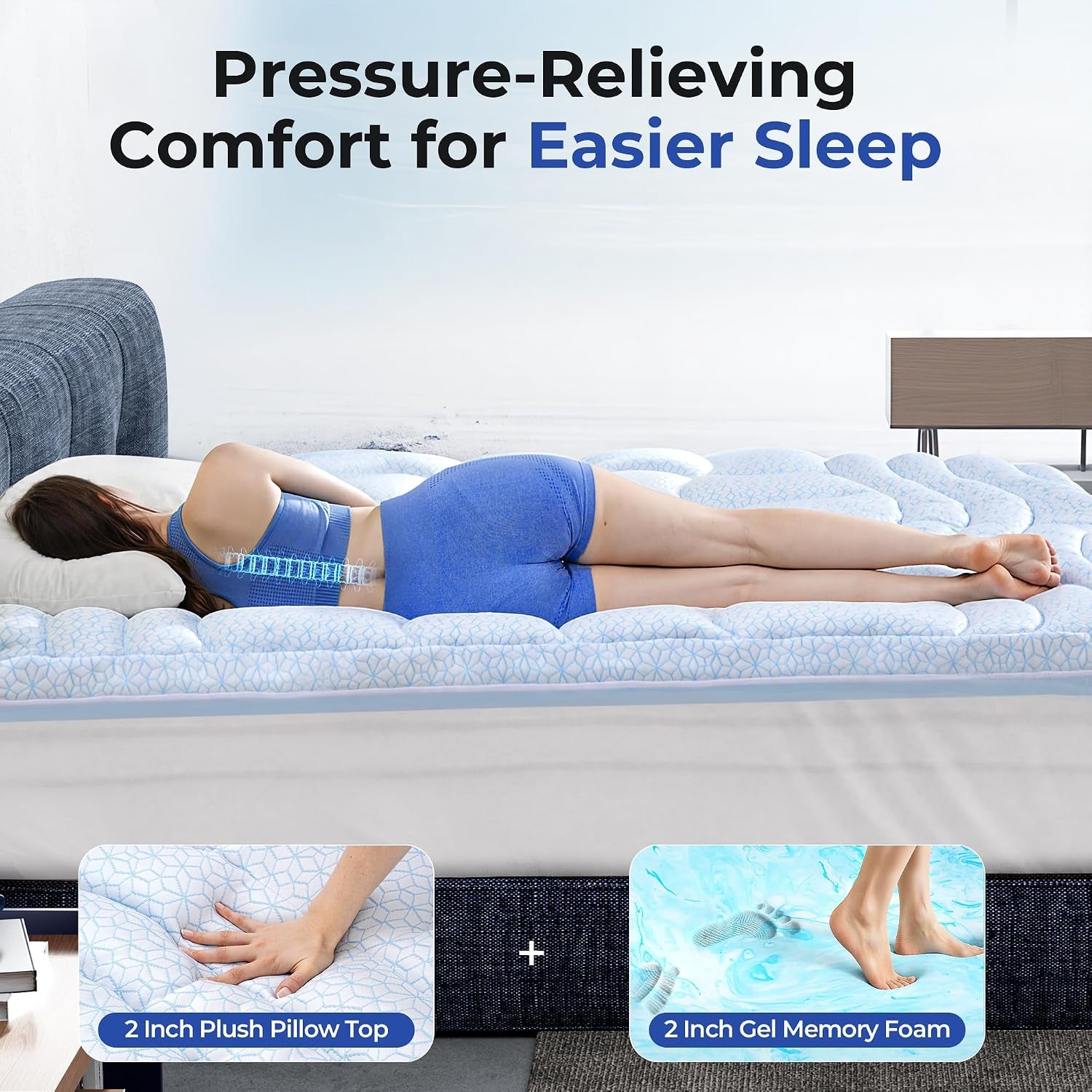 dual-layer-4-inch-cooling-twin-xl-mattress-topper-for-college-dorm-2-thick-soft-quilted-ice-silk-pillow-top-cover-plus-2-gel-memory-foam-mattress-pad-for-back-pain-relief