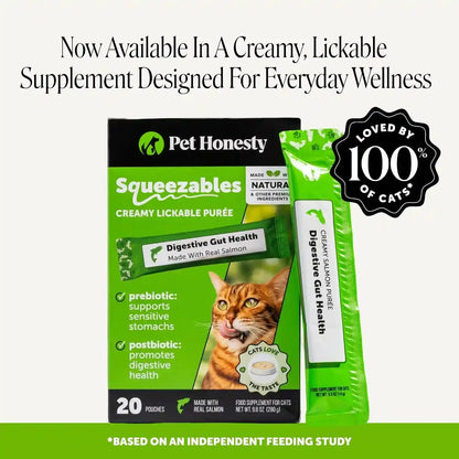 Cat Probiotics Crunchy Creamy Chews for Digestive Health - Cat Constipation + Occasional Diarrhea Relief - Daily Probiotics for Cats with Prebiotics Fiber Gut Flora Sensitive Stomach (30-Day Supply)5