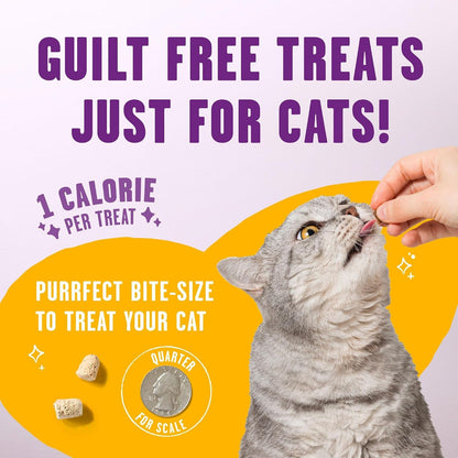 Stella & Chewy'S Meowfulls Freeze Dried Cat Treats - Chicken & Chicken Liver Recipe - Raw Protein with Probiotics & Salmon Oil - 1 Calorie per Treat - 1.5 Oz5