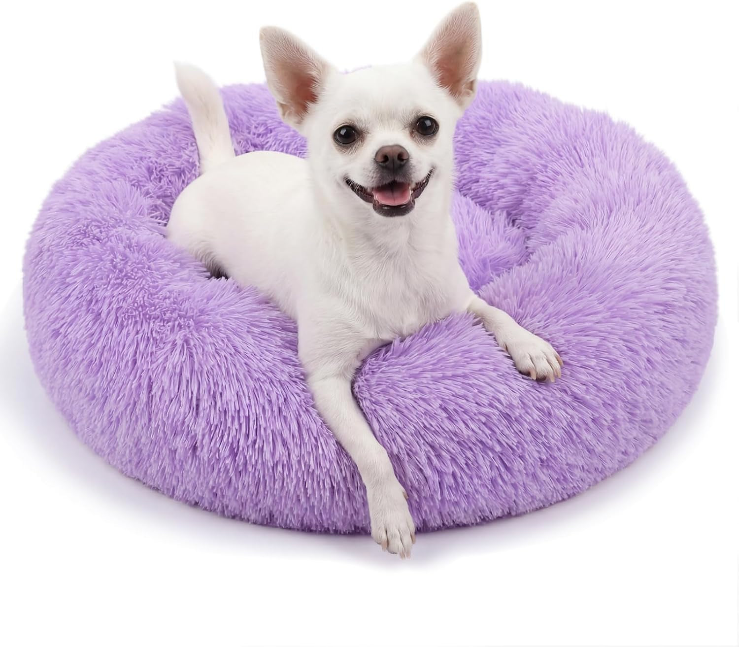 small-calming-dogs-bed-for-small-dogs-anti-anxiety-machine-washable-fluffy-luxury-anti-slip-waterproof-mute-base-warming-cozy-soft-pet-puppy-round-bed