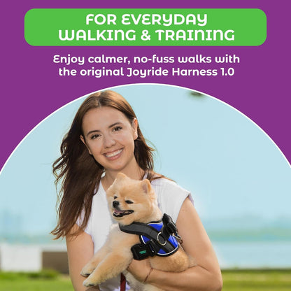 Joyride Basic Dog Harness 1.0 | Blue Serenity | M | Adjustable Pet Vest with 3 Side Leash Rings for Training, Walking and Improved Control for Small, Medium or Large Dogs6