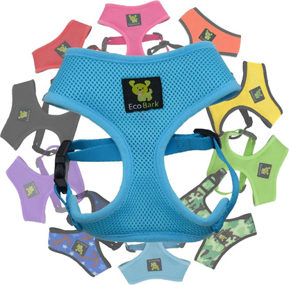 Ecobark Dog Harness, Soft Mesh over the Head Vest Harness, Red, Small | Luxurious Eco Friendly No Pull & No Choke Design, Padded Breathable Body Halter, anti Rub, for Puppy, Toy & Small Breeds19