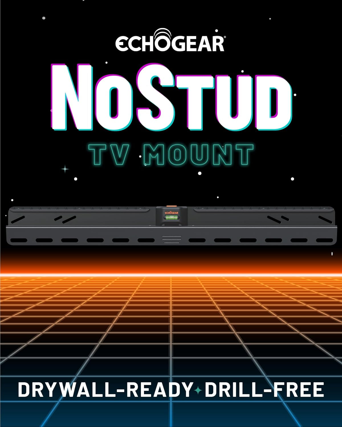 no-stud-tv-mount-for-drywall-slim-no-drill-design-holds-tvs-up-to-100lbs-with-nails-easy-studless-install-with-no-drill-needed
