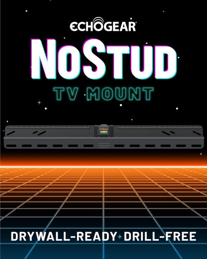 No Stud TV Mount for Drywall - Slim No Drill Design Holds Tvs up to 100Lbs with Nails - Easy Studless Install with No Drill Needed2