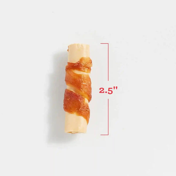 Dreambone Chicken Wrapped Mini Stick Dog Treats, Daily Rawhide-Free Chew, Digests Safely and Completely, with Real Protein, Chicken and Veggies, 15 Count10