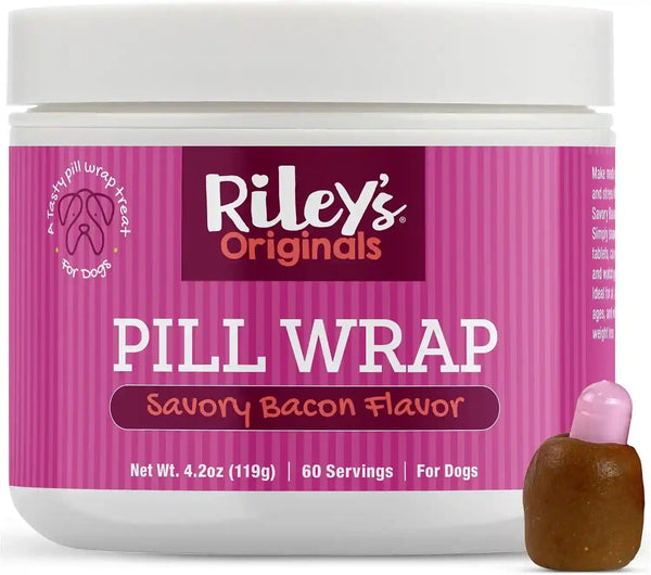 Riley'S Pill Wrap for Dogs - Cheese & Bacon Pill Paste for Dogs - 4.2Oz | Wrap Capsules & Tablets in a Tasty Pocket or Pouch to Mask the Taste – Flavored Treat Paste for Easy Medication Time9