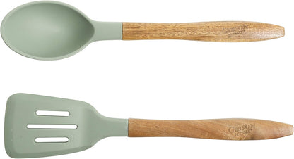 Plaza Café Forged Aluminum Healthy Pfa-Free Ceramic Pots and Pans Cookware Set, 7-Piece Set, Mint Green3
