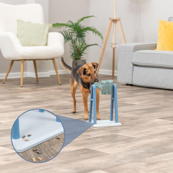 TRIXIE Turn around - Mad Scientist Dog Activity Interactive Toy, Level 2 Food Puzzle Game, Brain Teasing Treat Dispenser, IQ and Mental Development Toy for Smart Dogs, Enrichment Toy for Boredom Busting8