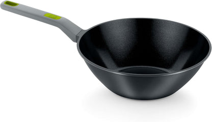 COOKWARE Life Ceramic Nonstick Wok | 11 Inches 6.6 Quarts Cast Aluminum | 11In 6.6Qt Cast Aluminum Stir-Frypan | 3Layer Ceramic Nonstick Asian Frypan | PFOA Free | Soft-Touch Handle | All Cooktop1