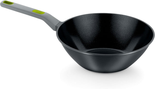 COOKWARE Life Ceramic Nonstick Wok | 11 Inches 6.6 Quarts Cast Aluminum | 11In 6.6Qt Cast Aluminum Stir-Frypan | 3Layer Ceramic Nonstick Asian Frypan | PFOA Free | Soft-Touch Handle | All Cooktop1