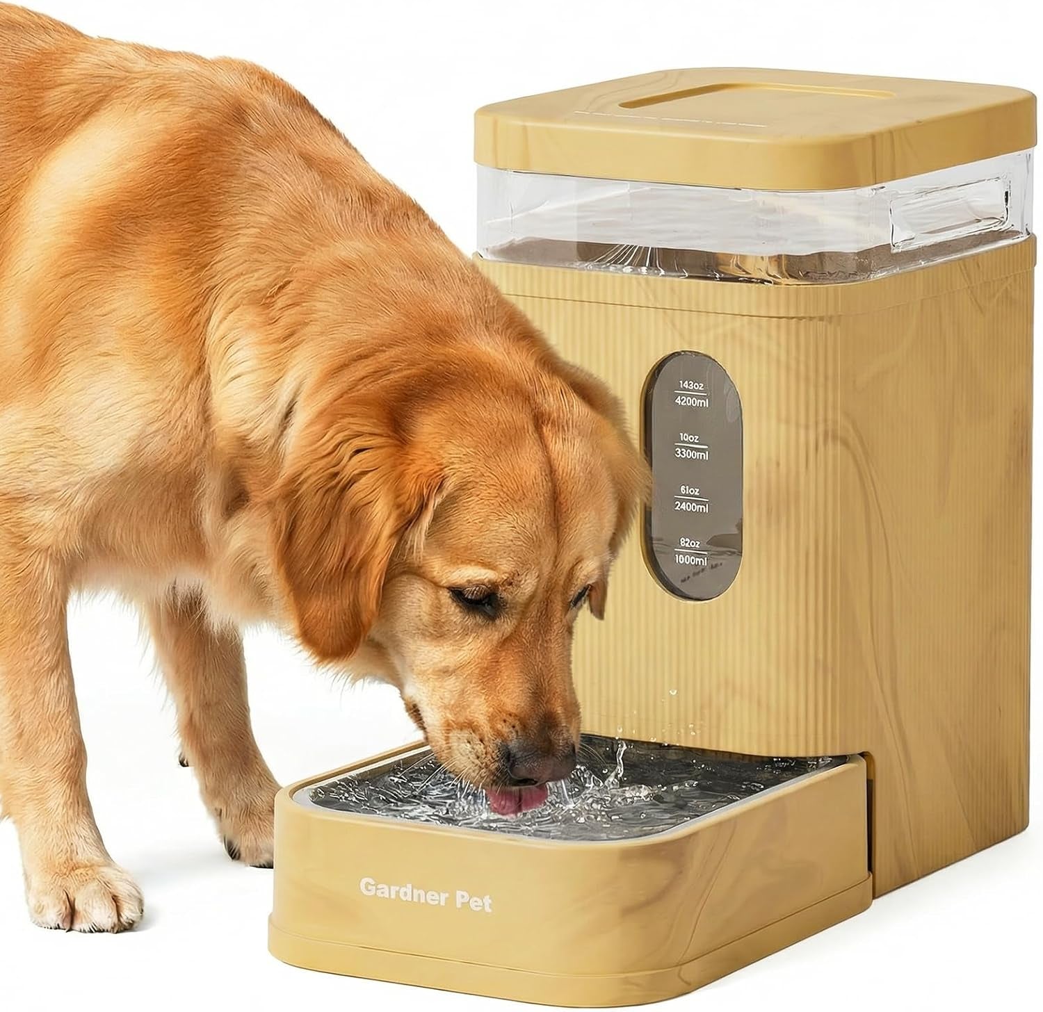 gardner-pet-2-2-gallon-automatic-dog-water-bowl-dispenser-8-5l-gravity-water-feeder-with-stainless-steel-bowl-maifan-stone-filter-bpa-free-for-for-cats-and-dogs-black-2-2-gallon