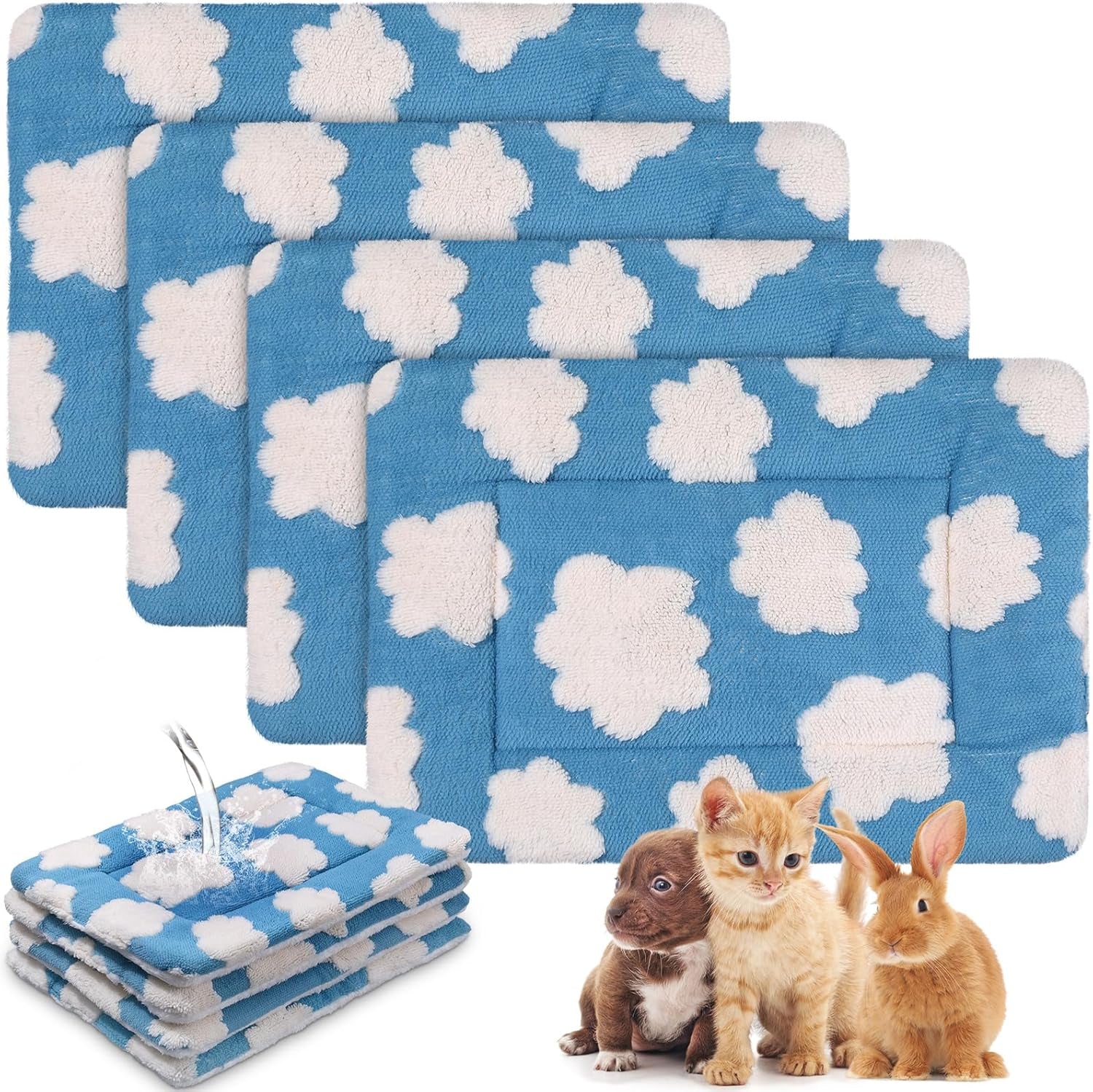 haull-4-pcs-waterproof-guinea-pig-bedding-soft-dog-cat-bed-crate-mat-small-animal-plush-cage-liners-rabbit-bunny-kennel-pad-reversible-cozy-pee-thickened-hamster-padtie-dyed-13-x-10-inch