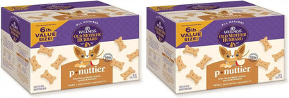 Wellness Old Mother Hubbard Classic P-Nuttier Dog Biscuits, Natural Training Treats, Peanut Butter Flavor, Mini Size, 6 Lb Box10