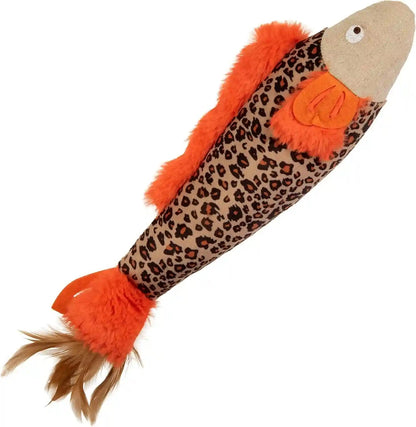 Instincts by Smartykat 2-Pack Happynip Love Mates Feather Birds Plush Cat Toys, Contains Catnip & Silvervine - Orange/Green, 2-Pack10