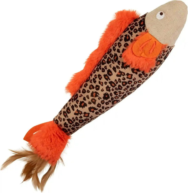 Instincts by Smartykat 2-Pack Happynip Love Mates Feather Birds Plush Cat Toys, Contains Catnip & Silvervine - Orange/Green, 2-Pack10
