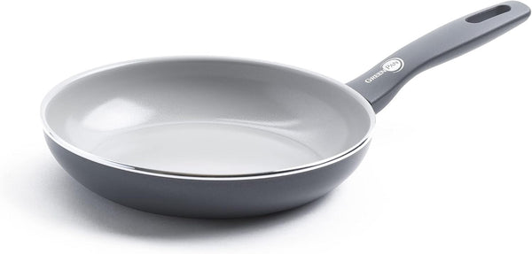 Dover Healthy Ceramic Nonstick, 8" Frying Pan Skillet, Pfas-Free, Dishwasher Safe, Comfort Grip Handle, Grey1