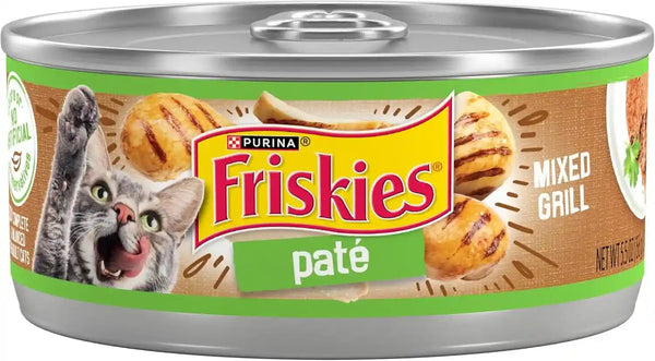 Purina Friskies Wet Cat Food, Pate Mixed Grill - (Pack of 24) 5.5 Oz. Cans1