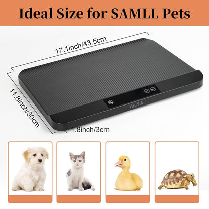 Yauyik Digital Pet Scale, Baby Scale with Non-Slip Mat, up to 40Kg, Black | High Precision Puppy Whelping Scale for Kittens, and Crawl Pet, 5 Units, LED Display, Hold Function（Batteries Included）7