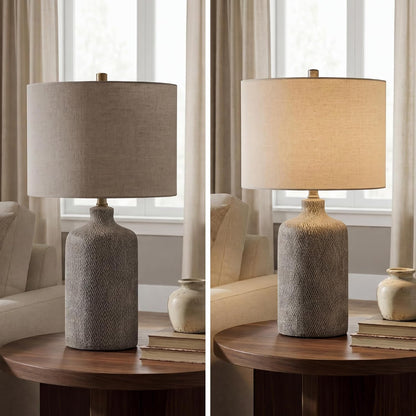 Signature Design by Ashley Linus 24.5" Ceramic Bedside Table Lamp, Black7